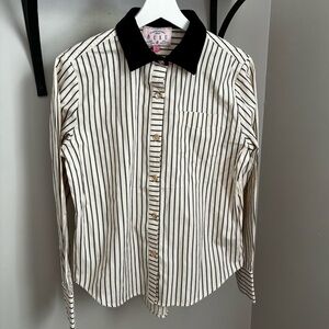 Buru Striped Button Down Shirt size S
